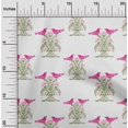 thumbnail image 1 of oneOone Cotton Cambric Fabric Bird & Tree Block Printed Fabric 1 Yard 56 Inch Wide, 1 of 4