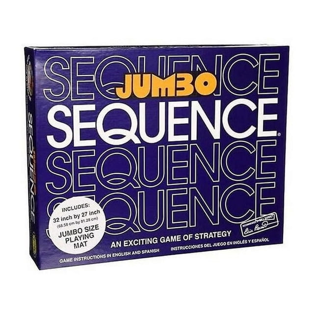 Jumbo Sequence Family Board Game Fast Postage 32 X 27 Inch-Vinsniv
