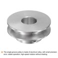 thumbnail image 4 of Unique Bargains Single Groove Pulley 12mm Fixed Bore 40mm Outer Diameter Aluminum Alloy for Drilling Machine 6mm PU Round Belt, 4 of 5