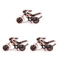 thumbnail image 4 of Transemion Authentic True Metal Vehicles - Must-Have For Any Motorcycle antique bronze 14cm*6cm*7cm 3Set, 4 of 6