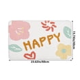 thumbnail image 2 of Non Slip Bathroom Rug 15.74 in x 23.62 in Soft Imitation Cashmere Area Rug for Bedroom Living Room Nursery Dorm, 2 of 6