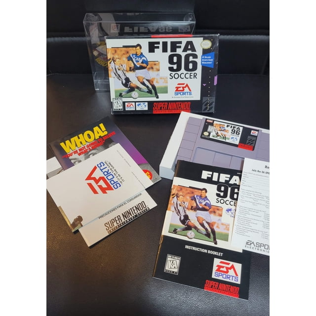 FIFA 96 Pieds SOCCER (SNES) - Super Nintendo Ent. 1996 État Impeccable - (REAL CIB)