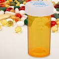 thumbnail image 3 of Raindrops 25pcs Empty Medicine Bottle 8 dram Travel Container Protective Holder, 3 of 8