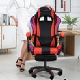 thumbnail image 4 of Limorve Gaming Chair with Bluetooth Speakers & RGB Lights, Ergonomic Massage Computer Chair with Lumbar Support, Adjustable, 4 of 11