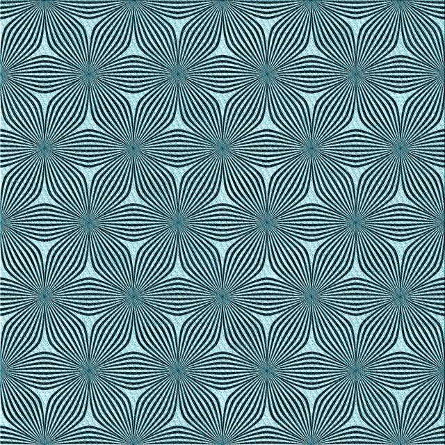 Ahgly Company Machine Washable Indoor Square Transitional Blue Lagoon Blue Area Rugs, 7' Square