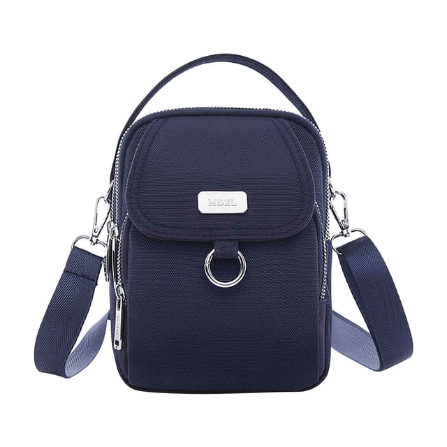 EGNMCR Organisateurs et Rangement de Garde-Robe, Sac Bandoulière Imperméable pour Femmes, Sac pour Téléphone Mobile à Compartiments Multiples Sac Messager pour Femmes Sac Décontracté en Toile Oxford Sac pour Femmes Épaule Bandoulière Rangement