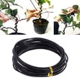 thumbnail image 3 of 1 Rouleau 5 m Bonsai Wire Pliable Réutilisable Antirouille Flexible Pratique Rangement Forme de Plante 6 Tailles Bonsai Entraînement de Branche Fil Noir pour Balcon, 3 of 8
