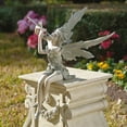 thumbnail image 1 of Décoration de Maison Fée Fleur Statue Flûte Vent Fée Jardin Jardin Artisanat en Résine Décoration, 1 of 5