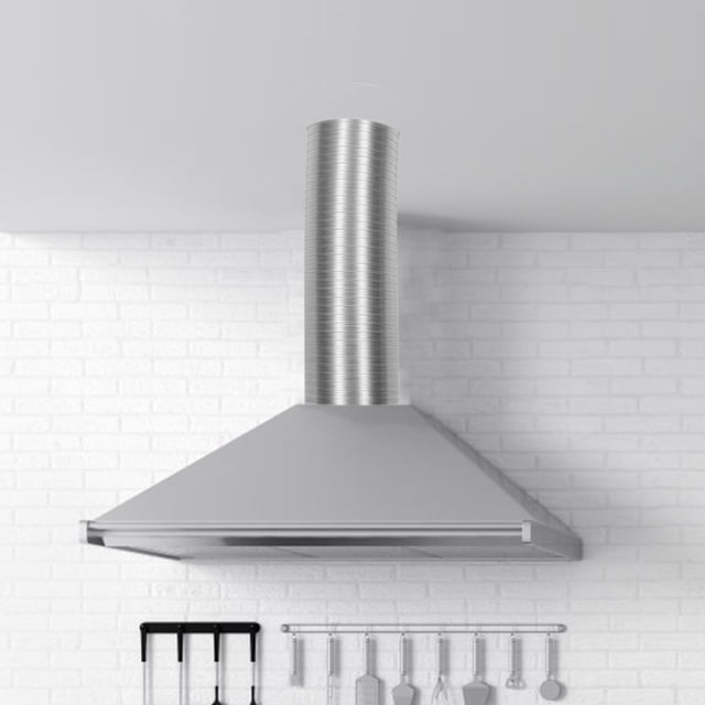 WRITWAA Boyau d'Aération de Sécheuse Court pour Ventilation de Cuisine Aluminium Lot de 1