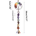 thumbnail image 2 of Kcavykas Mother's Day Gifts, Home Decorations7 Color Stone 7 Color Crystal Stone Hand Woven Pendant, 2 of 2