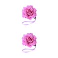 thumbnail image 1 of QualitChoice Curtain Tieback Punch-free Stylish Flower Shape Decorative Replacement Home Buckle Fastener Ornament Accessories Purple 2PCS, 1 of 6