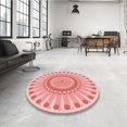 thumbnail image 4 of Ahgly Tapis Rectangulaire Lavable en Machine Intérieur Transitionnel Rose Profond, 2 Pieds x 5 Pieds, 4 of 7