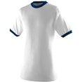 thumbnail image 2 of Ringer T-Shirt 3TG Blanc/marine, 2 of 2