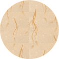 thumbnail image 1 of Ahgly Company Tapis d'Intérieur Lavables en Machine, Carré Transitionnel Orange Jaune, Carré de 3', 1 of 7