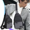 thumbnail image 1 of Travel Shoulder Crossbody Bag, Lightweight Versatile Design, Anti-Theft Security + Water-Resistant Fabric, Modern Stylish, For Travel/Leisure, Multi-Compartment Utility, Daypack, Hzhnb, 1 of 8