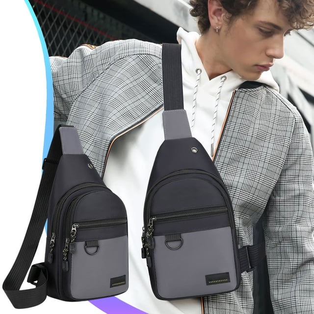 Travel Shoulder Crossbody Bag, Lightweight Versatile Design, Anti-Theft Security + Water-Resistant Fabric, Modern Stylish, For Travel/Leisure, Multi-Compartment Utility, Daypack, Hzhnb
