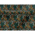 thumbnail image 4 of oneOone Viscose Jersey Fabric Spiral & Floral Block Printed Craft Fabric BTY 60 Inch Wide, 4 of 4