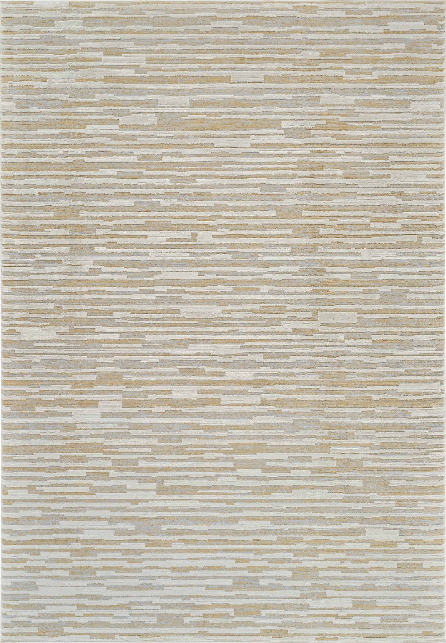 Tapis d'interieur abstrait Rug Branch Nomad, beige marron, moderne - Salon, chambre, salle a manger et cuisine