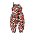 thumbnail image 1 of EQWLJWE Barboteuse Combinaison pour Tout-Petits Enfants Garçons Filles Été Mode Mignon Imprimé Rugby Bretelles, 1 of 8