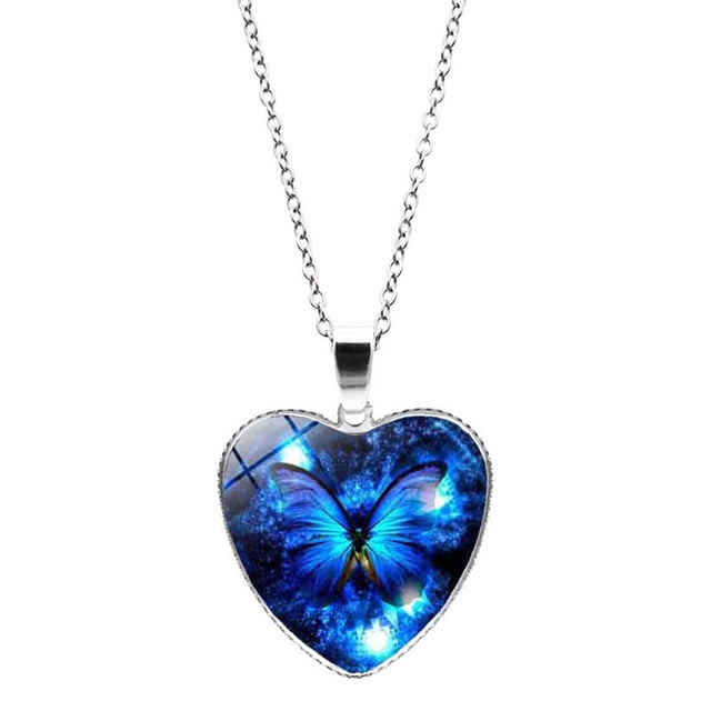 mtvxesu Necklaces Pendants Sweet Necklace Acrylic Color Clavicle Chain Necklace