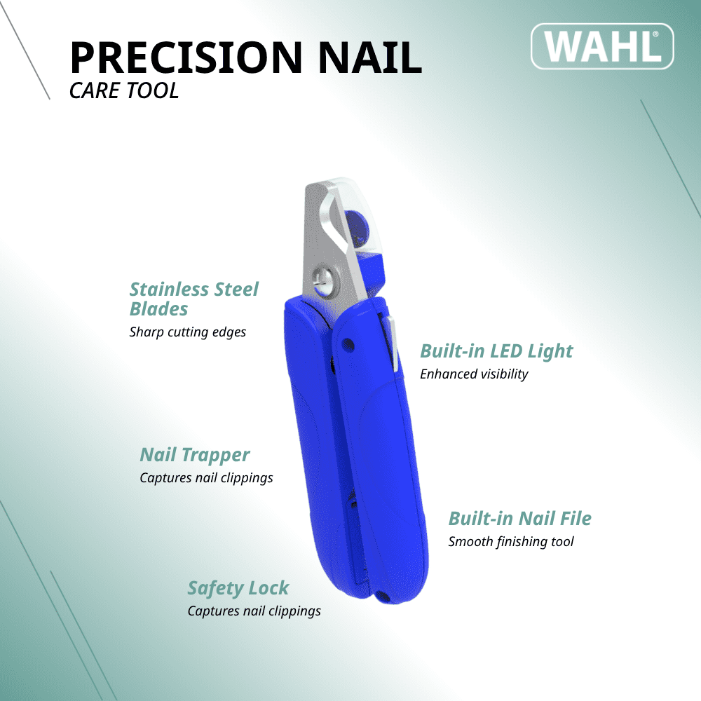 LED Pet Nail Clipper for Dogs & Cats – Precision Nail Trimmer with Built-in LED Light to See Quick, Ergonomic Grip, Safe & Easy Grooming Tool for Pets at Home - Model 58171