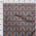 thumbnail image 2 of oneOone Coton Popeline Tissu Rayé Ikat Tissu Imprimé 1 Yard 42 Inch Wide, 2 of 4