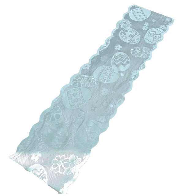 Chmadoxn Tablecloths,Picnic Table Cover,Table Cover Lace Table Easter Eggs Wedding Party Easter Decor Cotton Table Flag Lace Flags