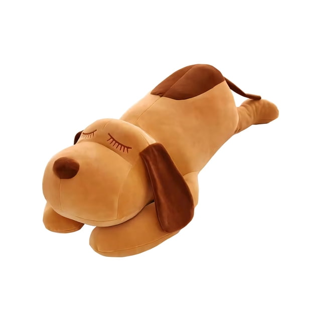 A Small Plush Dog Toy With Gentle Texture, Ideal For Children’S Relaxation And Comfort