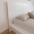 thumbnail image 3 of Nexera James King Platform Bed with Headboard White Oak, 3 of 7