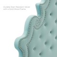 thumbnail image 4 of Modway Diana Tufted Performance Velvet King/California King Headboard in Mint, 4 of 11