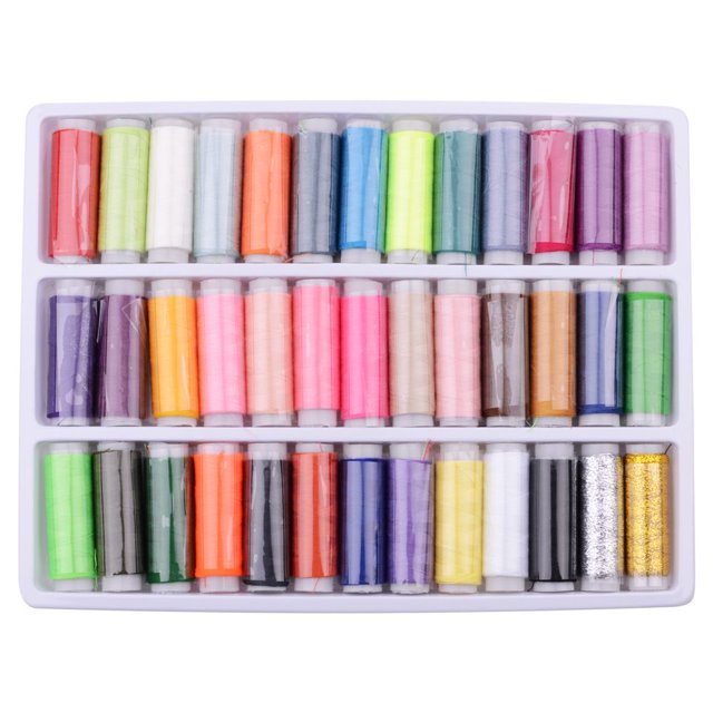 Bobines de Machine à Coudre en Métal Fil de Fond Accessoire 20 Pcs Bobine de Machine à Coudre Fils de Couture en Métal Fils de Couture en Polyester avec Robustesse Taille Standard