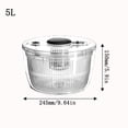 thumbnail image 3 of Amzcrzy Kitchen Appliances 5L Home Manual Vegetable Fruit Dehydrator Vegetable Dehydrator Kitchen Utensils Set Kitchen Gadgets Kitchen Essentials, 3 of 5