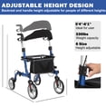 thumbnail image 2 of Vélo et Fauteuil Roulant pour Enfants 2-en-1 Compact / Poignée, Siège et Dossier Réglables / Freins à Main / Amortisseur, 2 of 6