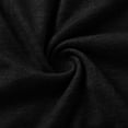 thumbnail image 3 of Womens Versatile Shorts Casual Pleated Hem Wide Leg Elastic Waist Drawstring Short Solid Color Loose Comfy Pants, 3 of 6