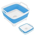 thumbnail image 1 of Collapsible Kitchen Sink, 2.4 Gallon Foldable Dish Basin with Drain Plug, Space-Saving Wash Tub for Camping, RV, Apartments, Laundry & Washing Dishes/Fruits, 1 of 7