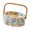 beige, variant on veasfak Fruit Basket Floral Pattern Home Decoration Ceramic Eay to Carry Vanity Tray beige