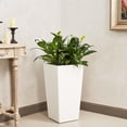 thumbnail image 1 of Edtara Large Rattan Flower Pots, 22.4" Planters With Trays, Wheels, and Water Level Monitor for Indoor and Outdoor Decor, 1 of 7