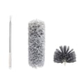 thumbnail image 2 of Dvkptbk Dust brush Duster with Extension Pole(Stainless Steel), 100 In Extra Long Microfiber & Domed Cobwebs Double Replacement Heads Extendable Dusters, 2 of 9