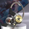 thumbnail image 1 of Chmadoxn Earphones Translucent Cell Phone Wired Earbuds Environmentally Friendly Fire Retardant Material Wired Headphones In-ear Stereo In-line Headphones Wired Headphones, 1 of 9