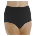 thumbnail image 1 of 3-Pack Women's Maximum Absorbency Reusable Bladder Control Panties Black 5X (Fits Hip: 55-57"), 1 of 5