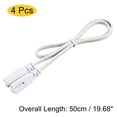 thumbnail image 2 of Unique Bargains 50cm Double End 3 Pin Cords T4 T5 T8 LED Tubing Lamp Connecting Wire 4 Pack, 2 of 6