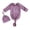 Purple, variant on sertiohcv Newborn Baby Girl Clothes Newborn Knotted Sleeping Bag Fetal Hat Set Baby Comfortable Breathable Pajamas Red Size for Newborn