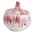thumbnail image 4 of Conservateur d'Ail en Céramique Contenant à Ail avec Couvercles Bocal Collection Rond Rouge, 4 of 8