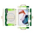 thumbnail image 2 of XYX 3in1 Rotating Stand Case for Xiaomi Redmi Pad 10.6 inch Released 2022 with Hand/Shoulder Strap, Shockproof Rugged, Colorful Green, 2 of 7