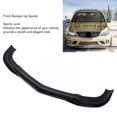 thumbnail image 4 of 3Pcs Front Bumper Lip Spoiler Splitter Sporty Look Front Lip Spoiler Splitter Protector for C Class W204 Pre Facelift C63 AMG 2007 to 2010 Car Modification Tools, 4 of 7