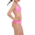 thumbnail image 4 of XZNGL Little Girls Swimsuit Girls Casual Cute Print Double Ruffle Split Swimsuit Beach Four-Piece Set, 4 of 9