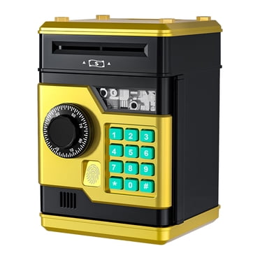KTTECTOA Fingerprint Password Box Bank ATM Deposit and Withdrawal Bank Children's Gift Clearance Gifts Canada Days Birthday Gifts Sensory Toys