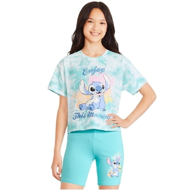 Disney Girls' Stitch Boxy T-Shirt