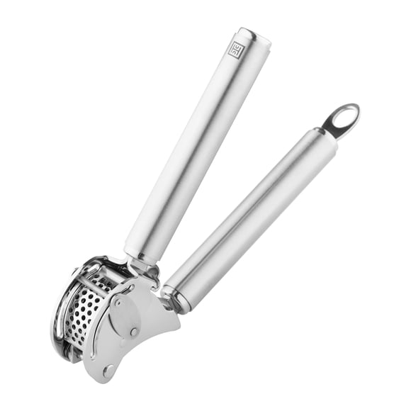 Moda Stainless Steel Garlic Press with Auto Scraping Bar