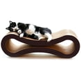 thumbnail image 1 of PetFusion Cat Scratcher Lounge - Deluxe (Walnut Brown), 1 of 9